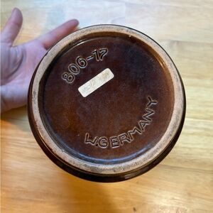 Vintage Brown Ceramic Vase